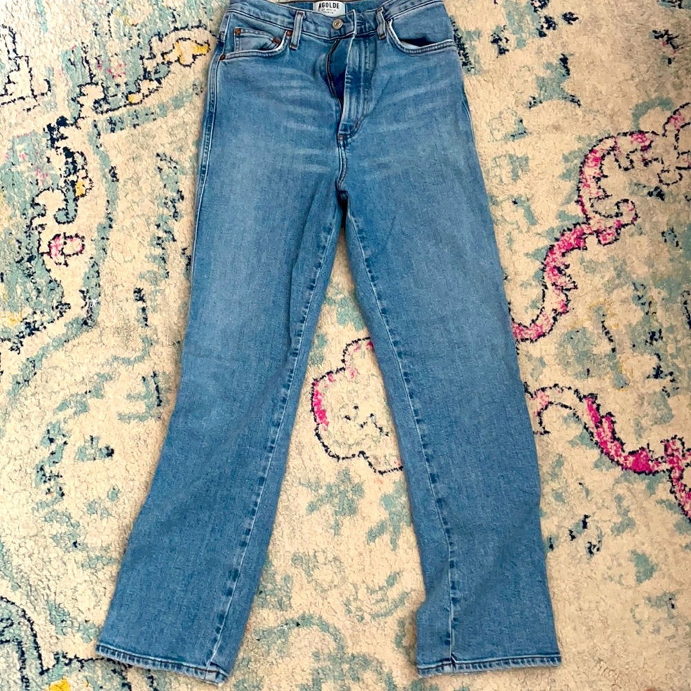 Agolde jeans. High rise